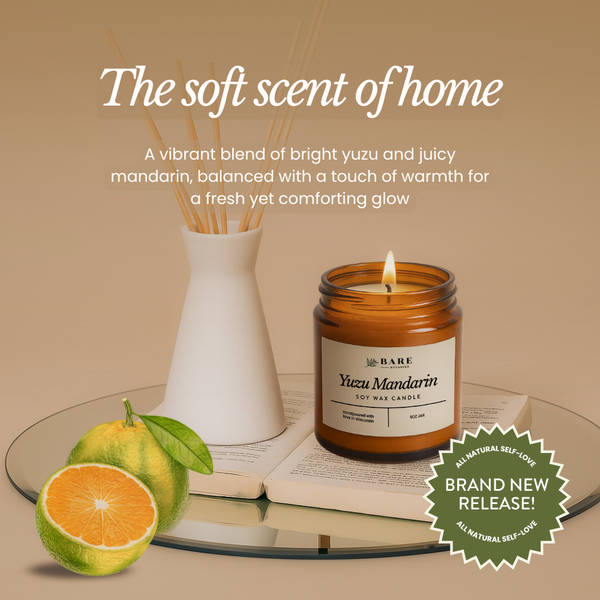 Yuzu Mandarin Soy Wax Candle 9 oz