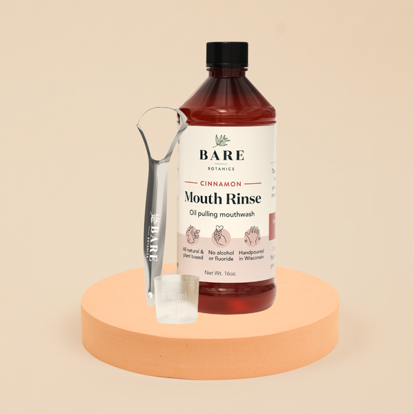 Cinnamon Oil Pulling Mouth Rinse
