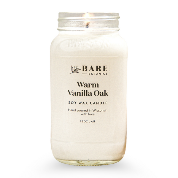 (FREE) Warm Vanilla Oak Soy Candle 16 oz