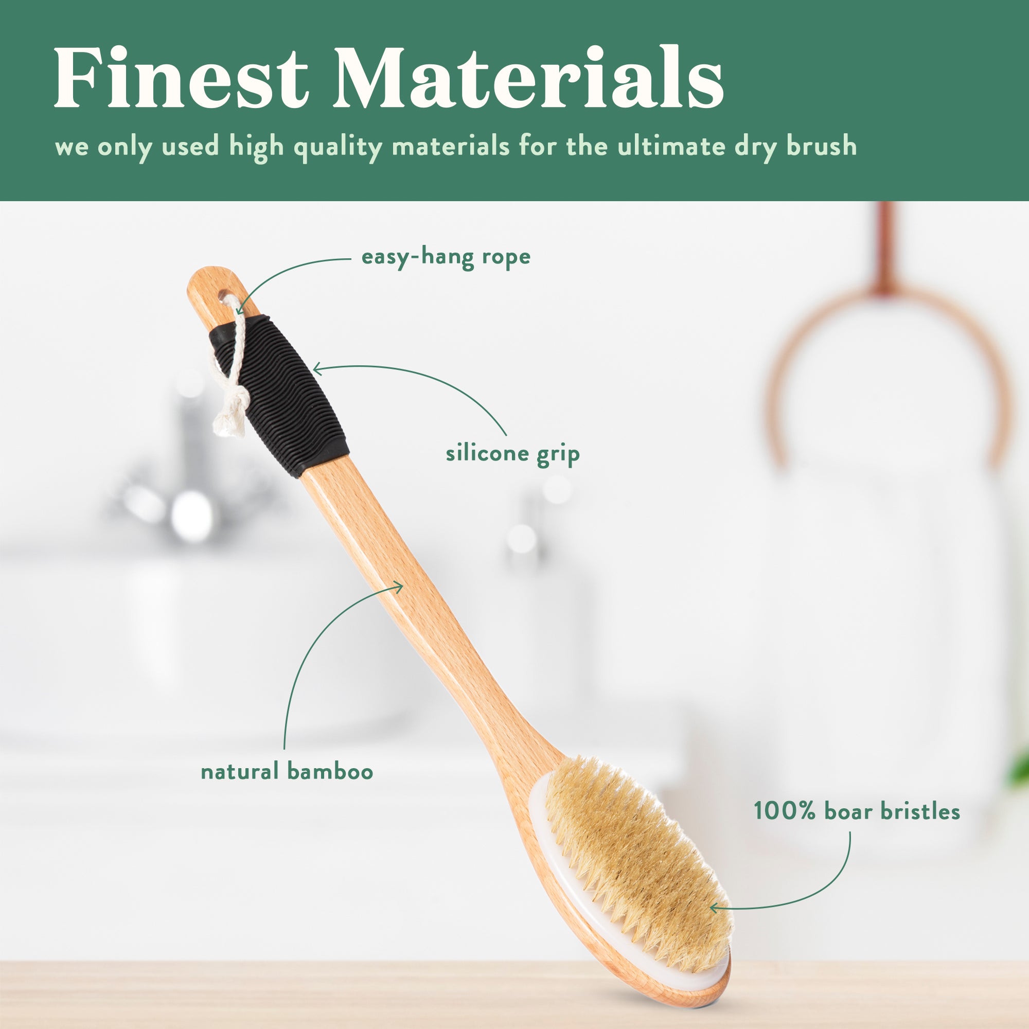 Long Handle Back Brush | Bare Botanics – Bare Botanics Skincare