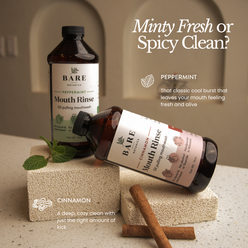 Cinnamon Oil Pulling Mouth Rinse
