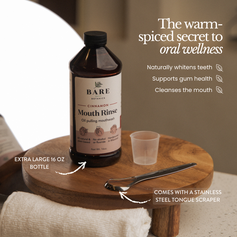 Cinnamon Oil Pulling Mouth Rinse