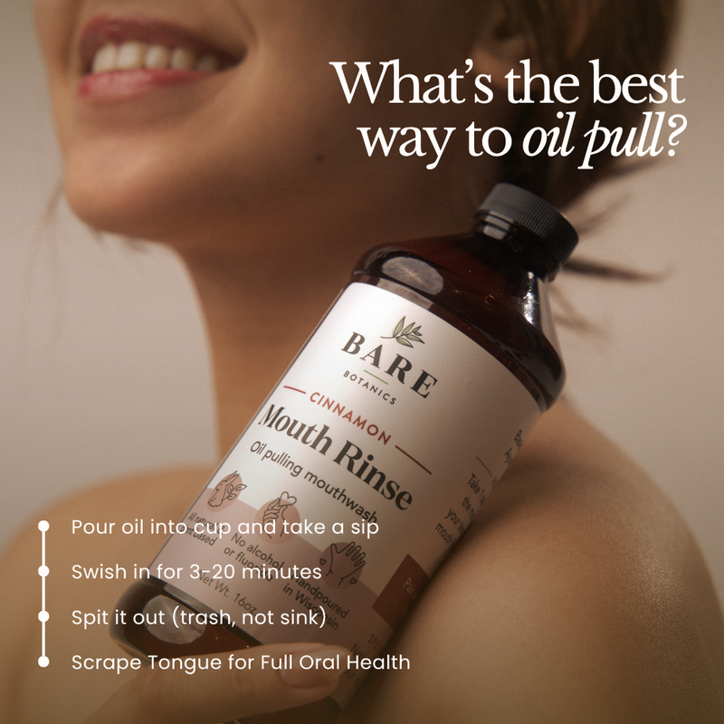 Cinnamon Oil Pulling Mouth Rinse