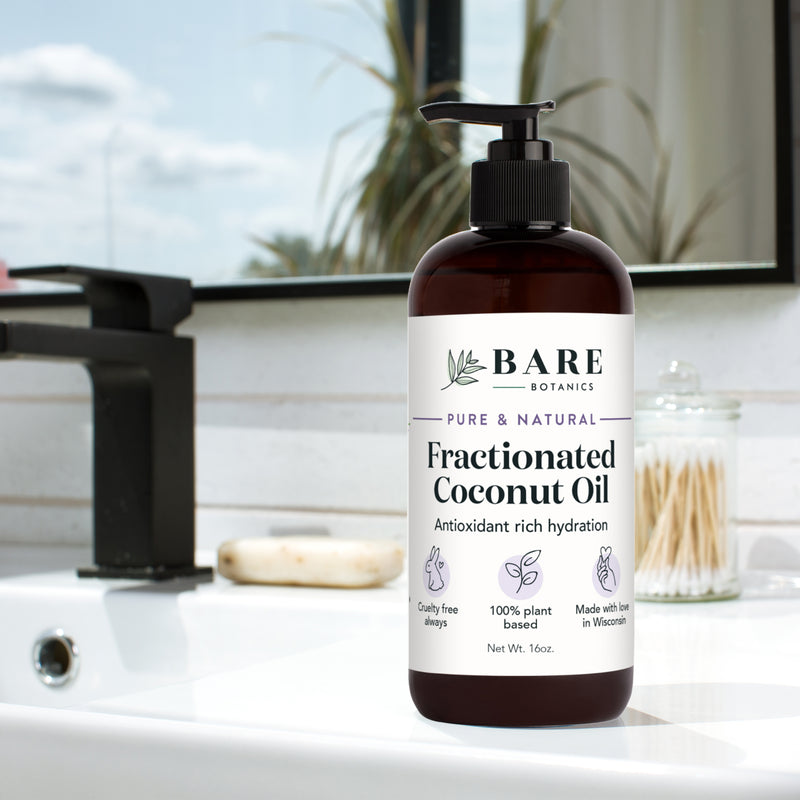 Pure Fractionated Coconut Oil Bare Botanics Skincare